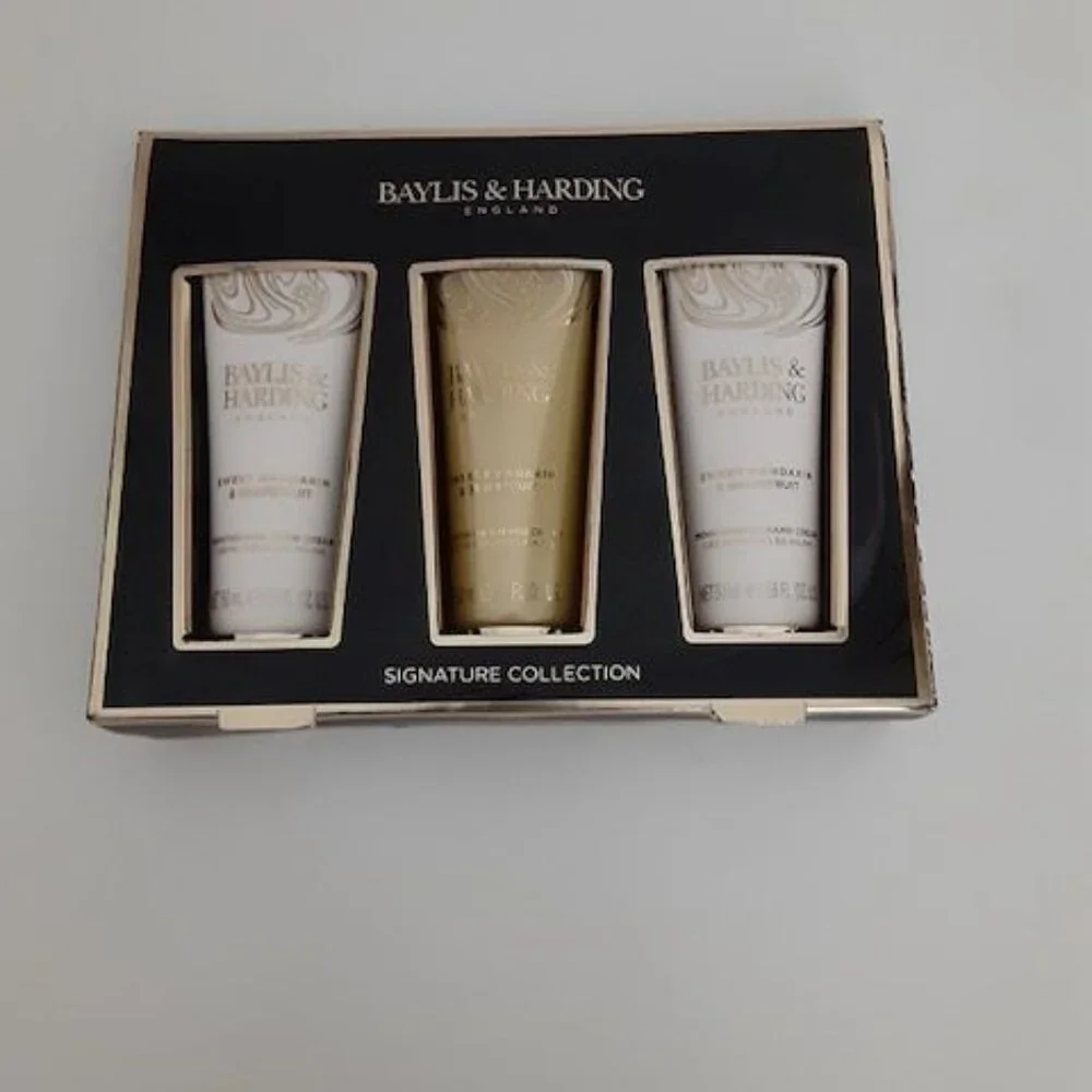Baylis & Harding Signature Collection Mandarin & Grapefruit Set Of 3 Hand Creams